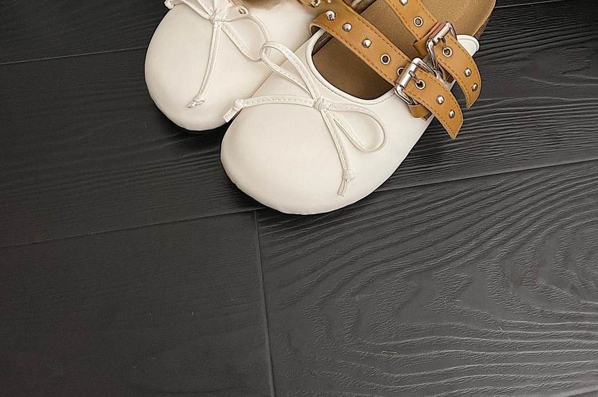 Platform Bow Mary Jane Mules