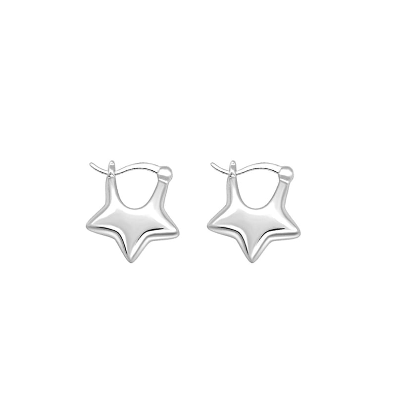 Star Huggie Earring / Clip-On Earring