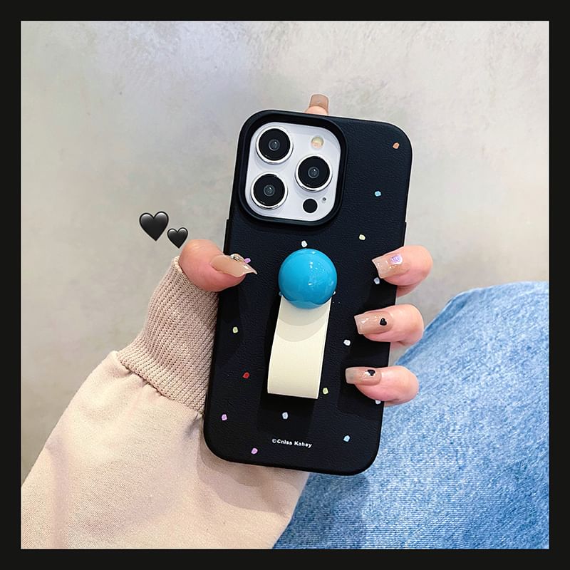 Print Finger Strap Phone Case