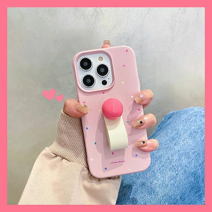 Print Finger Strap Phone Case