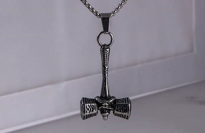 Stainless Steel Mjolnir Hammer Pendant / Necklace / Set