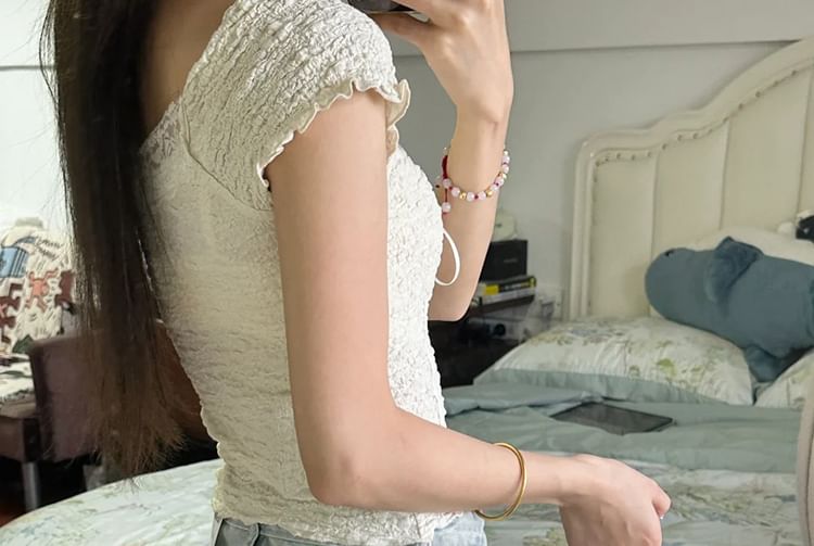 High Waist Asymmetrical Tie Side Mini A-Line Denim Skort