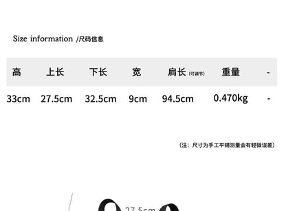 Plain Bow Nylon Flap Backpack