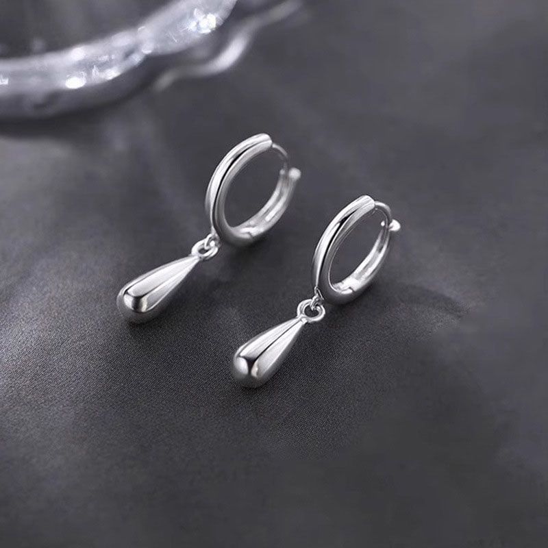 Boucles d'oreilles pendantes en argent sterling 925