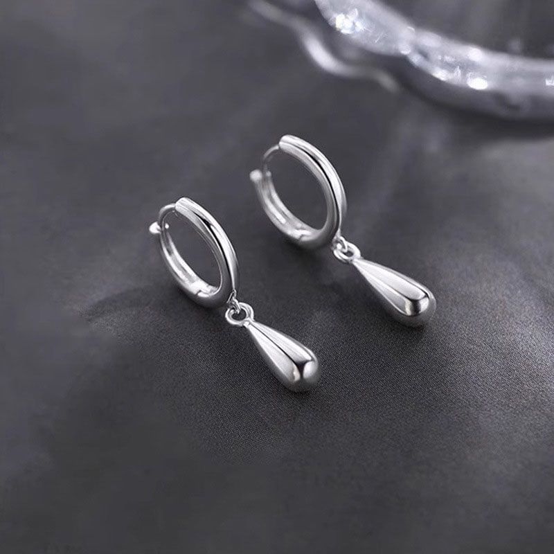 Boucles d'oreilles pendantes en argent sterling 925