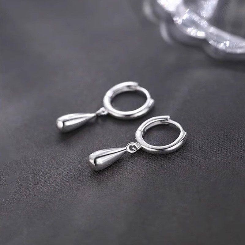 Boucles d'oreilles pendantes en argent sterling 925