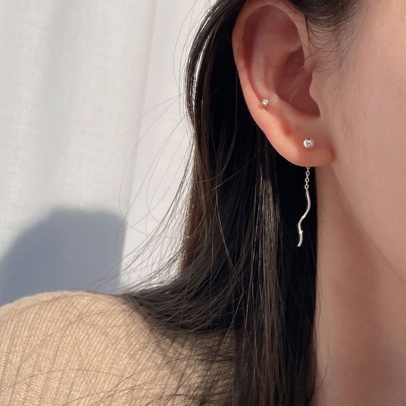 925 Sterling Silver Threader Earring