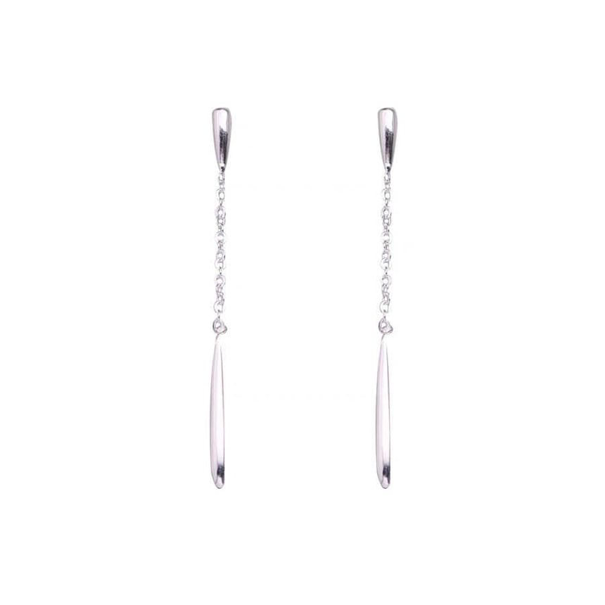 Boucles d'oreilles pendantes en argent sterling 925