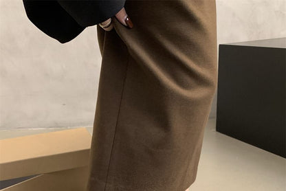 Square-Toe Mary Jane Flats