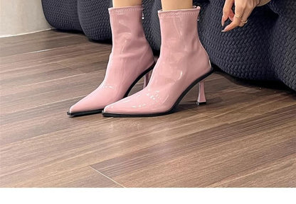 Pointy High Hell Short Boots