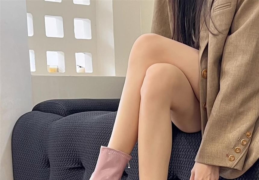 Pointy High Hell Short Boots