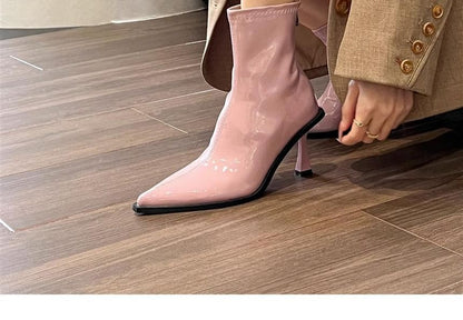 Pointy High Hell Short Boots