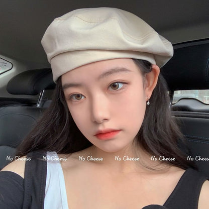 Plain Wool Blend Beret