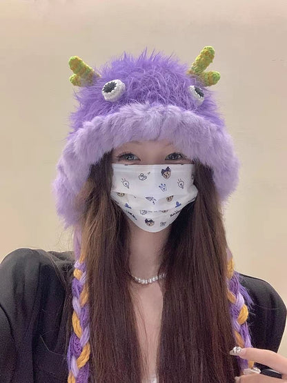 Cartoon Animal Fluffy Beanie