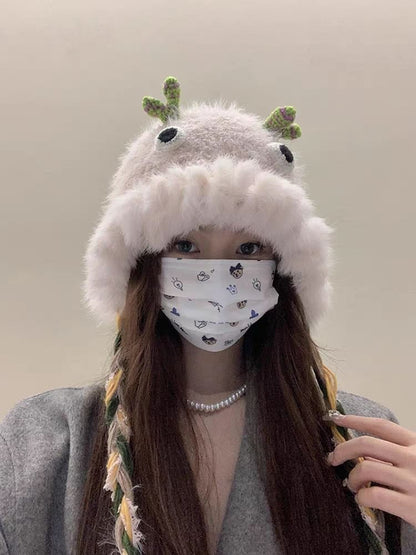 Cartoon Animal Fluffy Beanie