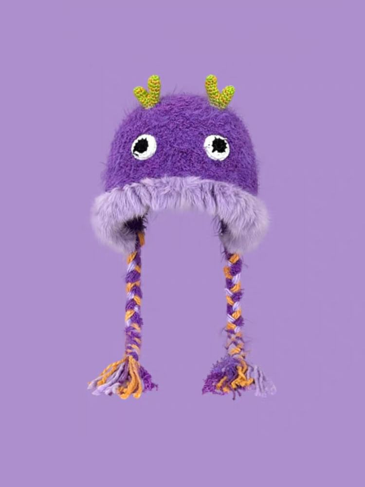 Cartoon Animal Fluffy Beanie