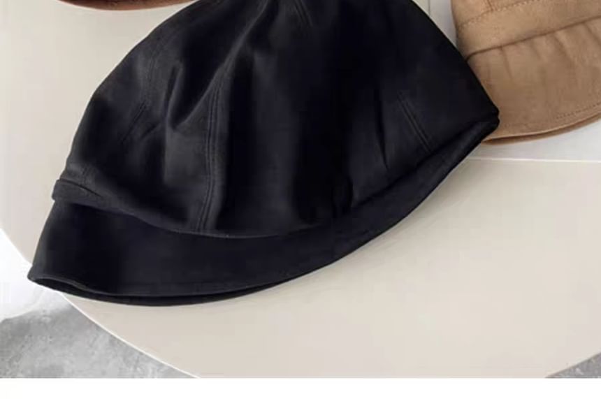 Plain Cotton Newsboy Cap