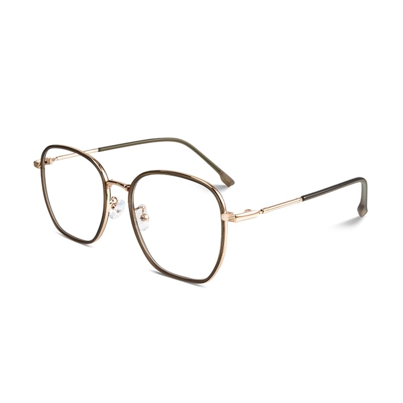Square Metal Frame Glasses
