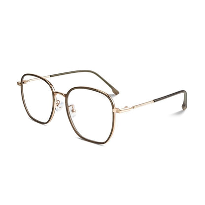 Square Metal Frame Glasses