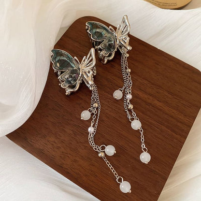 Butterfly Beaded Hair Clip / Set