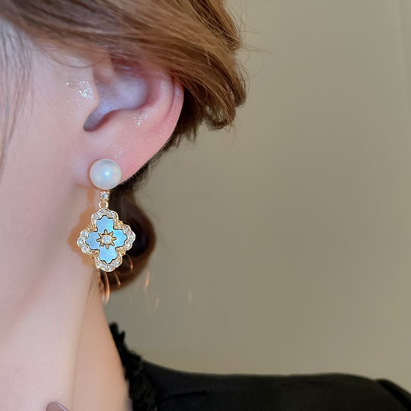 Flower Drop Earring