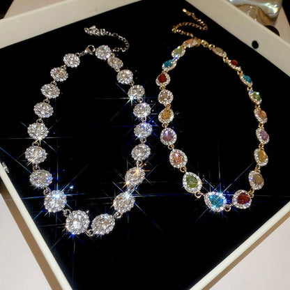 Strass Halskette
