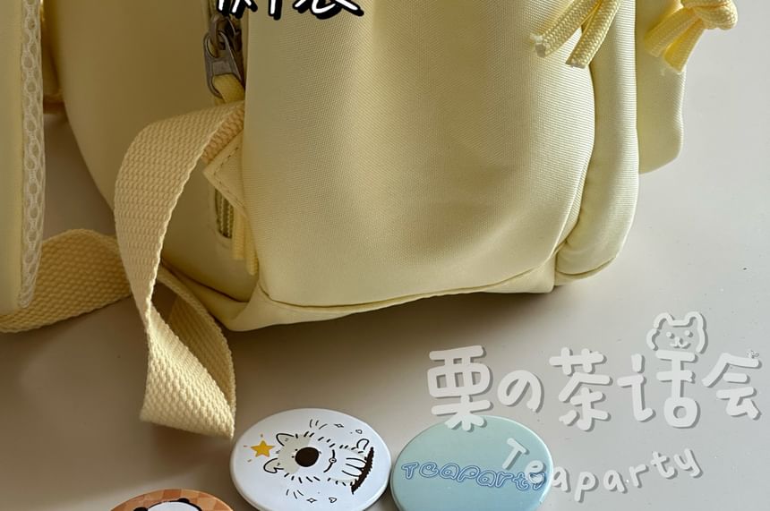 PVC Panel Applique Laptop Backpack / Bag Charm / Set