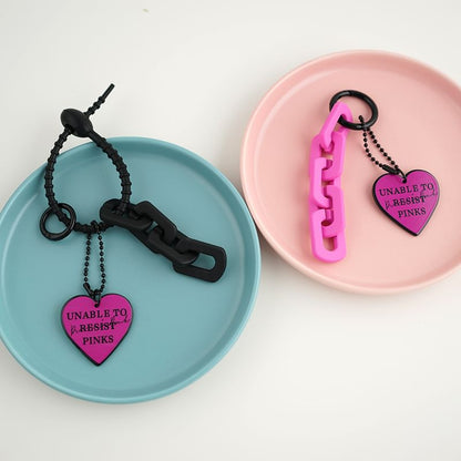 Heart Key Chain / Bag Charm