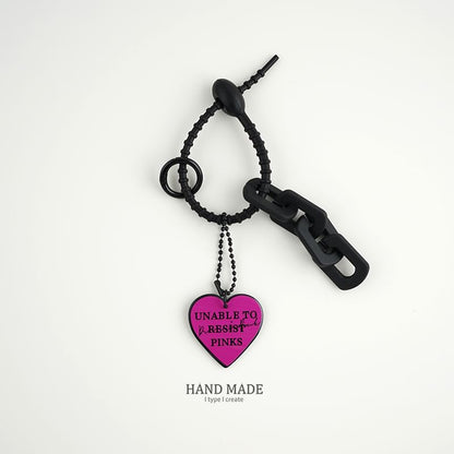 Heart Key Chain / Bag Charm