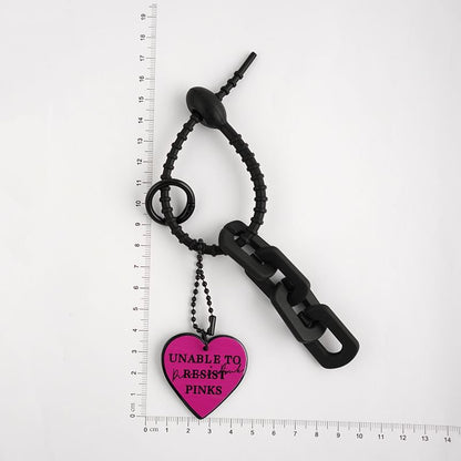 Heart Key Chain / Bag Charm