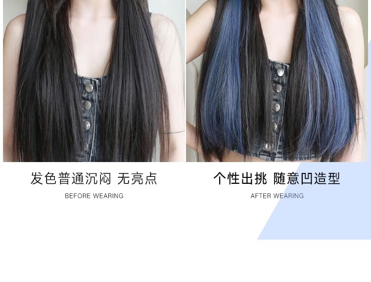 Colored Straight Hair Fringe