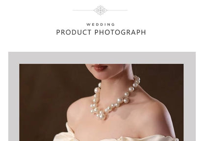 Off-Shoulder Puff-Sleeve Bow Back A-Line Wedding Gown