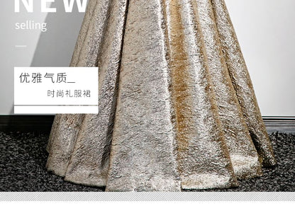 Back A-Line Evening Gown Strapless Floral Bow Print