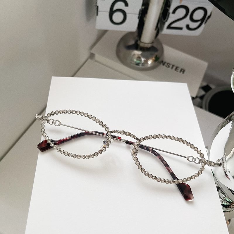 Rhinestone Cat Eye Sunglasses