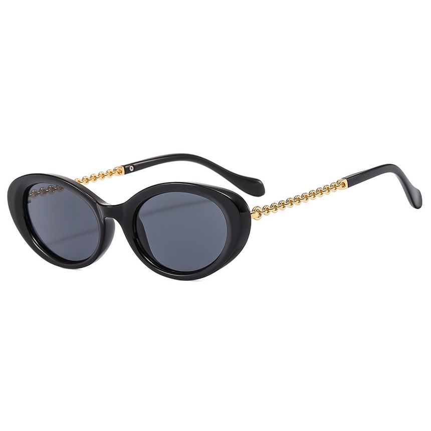 Oval Plastic Sunglasses