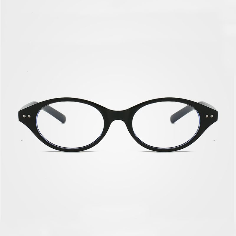 Oval Plastic Eyeglasses