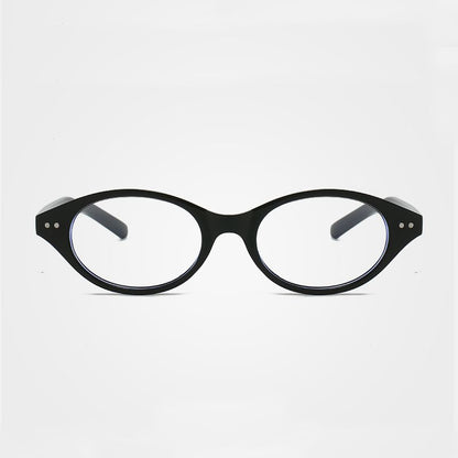 Oval Plastic Eyeglasses