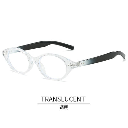 Oval Plastic Eyeglasses