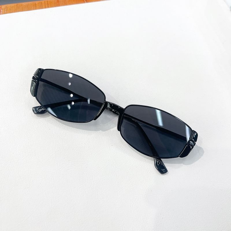 Flat Lens Shield Sunglasses