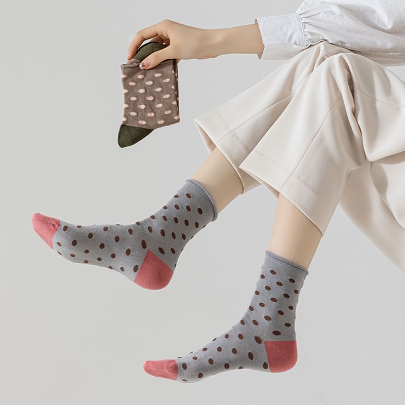 Chaussettes à pois