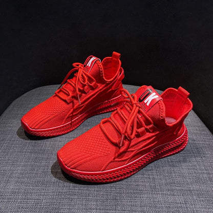 Knit Platform Sneakers
