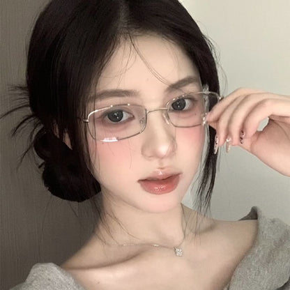 Metal Frame Blue Light Blocking Eyeglasses