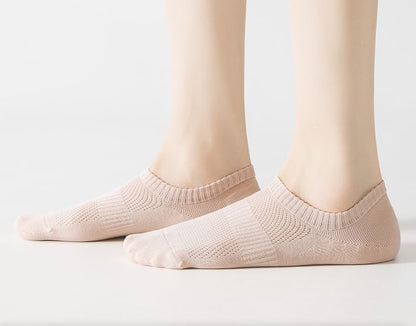 Plain No Show Socks Set