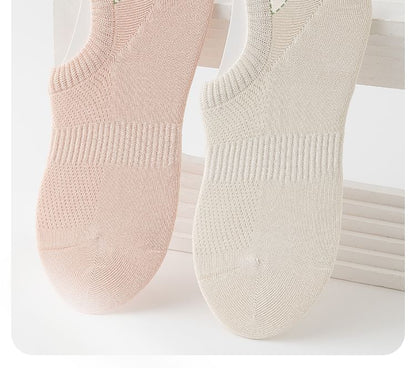 Plain No Show Socks Set