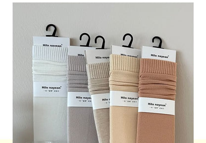 Set of 3 Pairs: Plain Socks