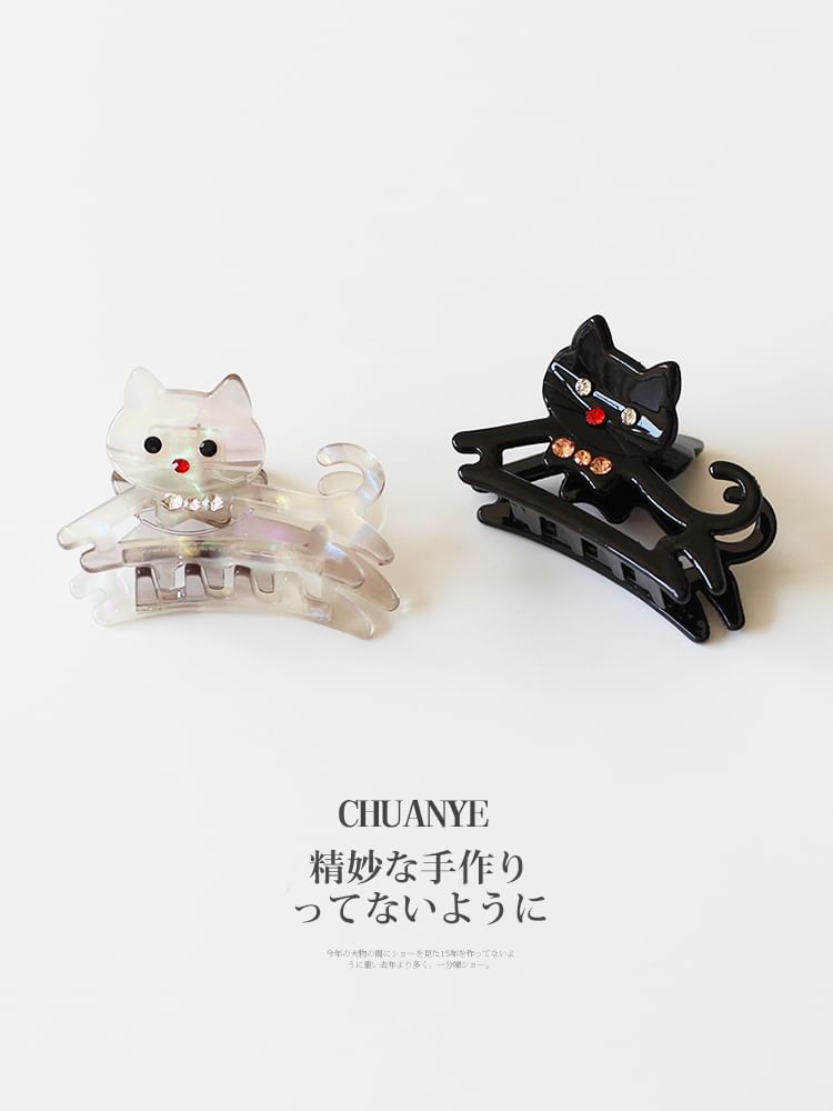 Rhinestone Cat Hair Claw