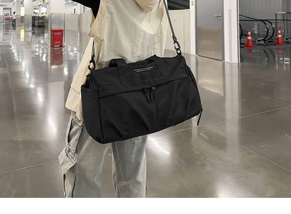 Duffel Lettering Nylon Bag