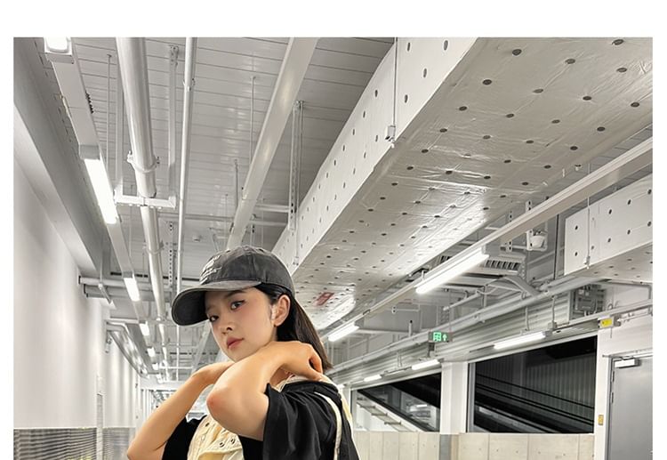 Duffel Lettering Nylon Bag