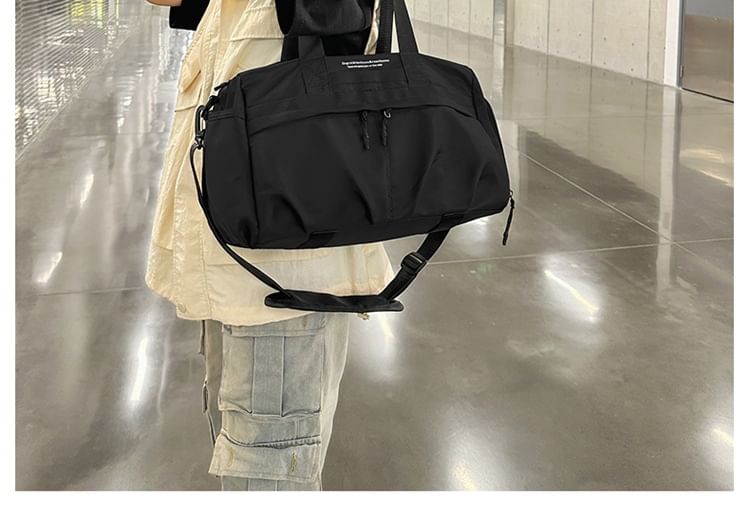 Duffel Lettering Nylon Bag