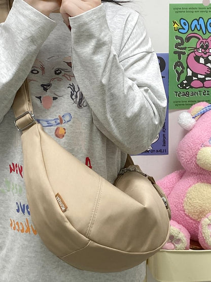 Coin Purse Pouch Crossbody Plain With Zipper